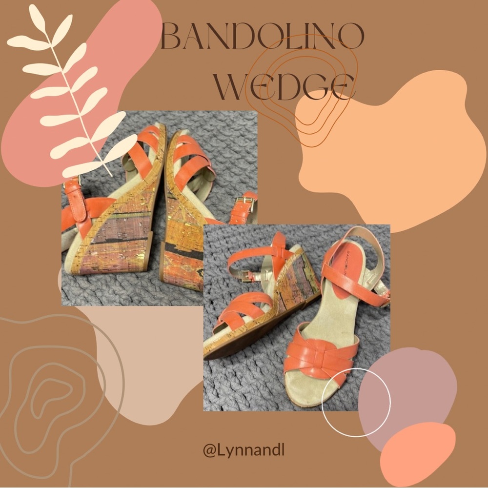 Bandolino size 9 women’s wedge sandals